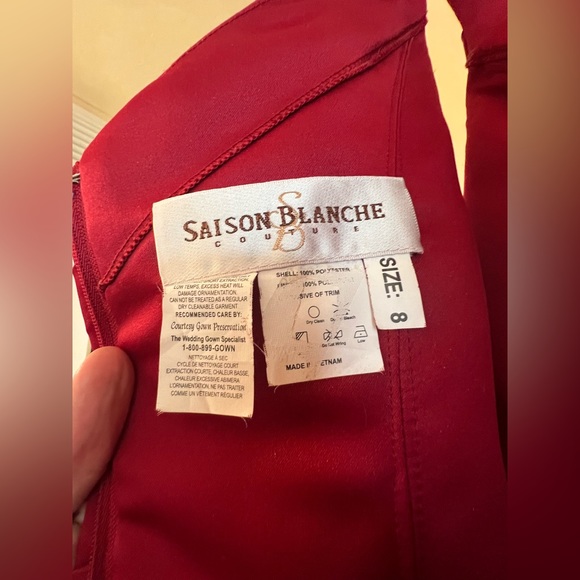 Saison Blanche ruched Mother of the Bride gown - Picture 7 of 9